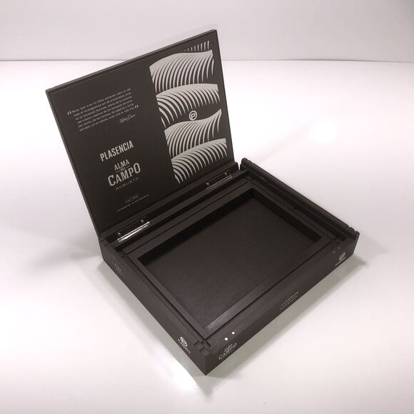 Plasencia Alma Del Campo Tribu Brown Empty Wooden Cigar Box 10x8x1.75 - Picture 1 of 6